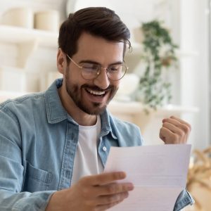 image of a happy man