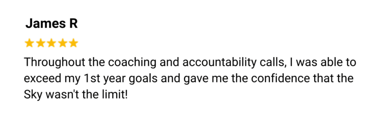 Coaching Testimonial #1